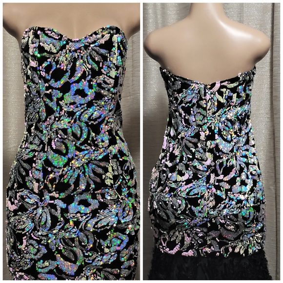 Hand made Prom,Evening, formal party Dresses new L - Picture 2 of 9